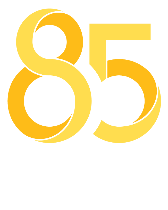 Papé's 85 Years Celebration Logo